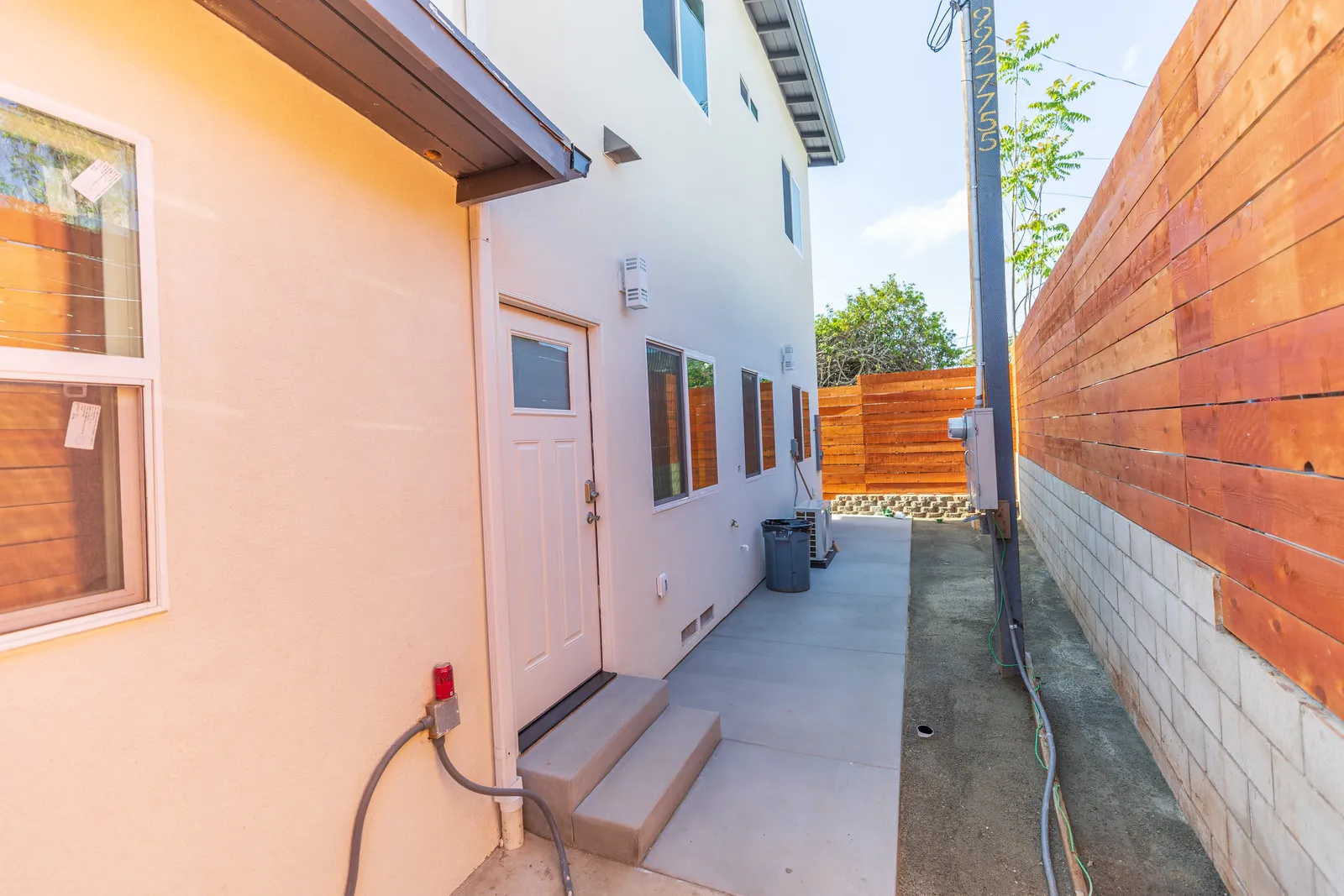 Side yard access to a detached ADU