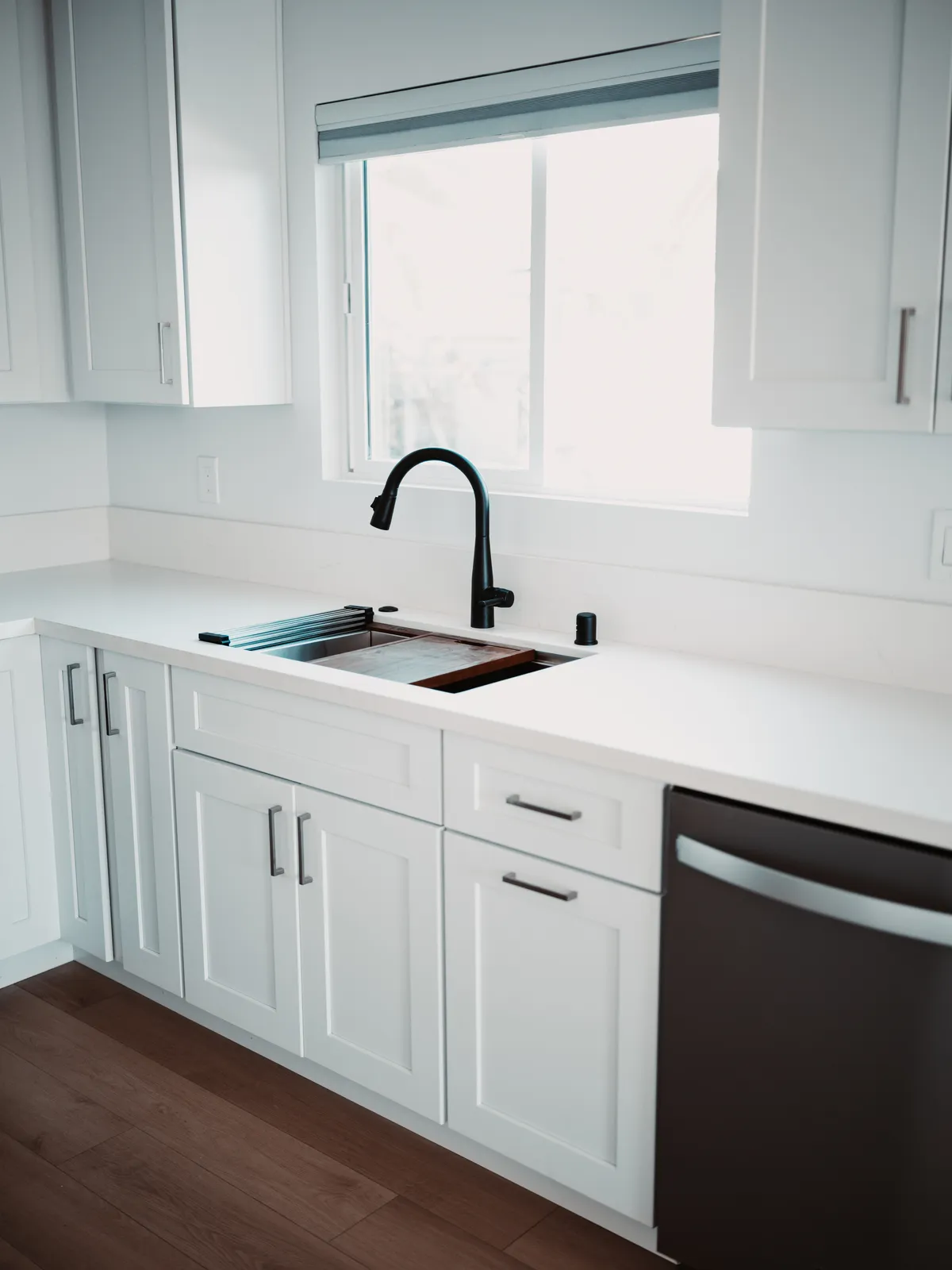 Kitchen counter and sink detail
