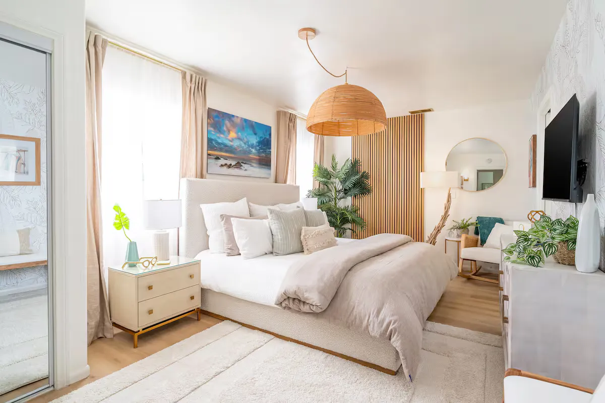 Finished master bedroom